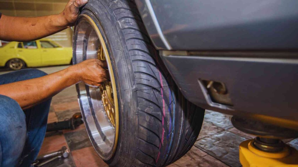 tire, wheels in Legal Car Modifications Rules in India