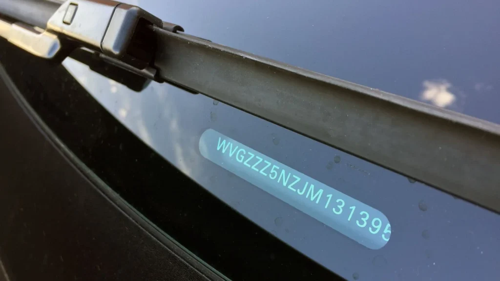 Chassis Number
